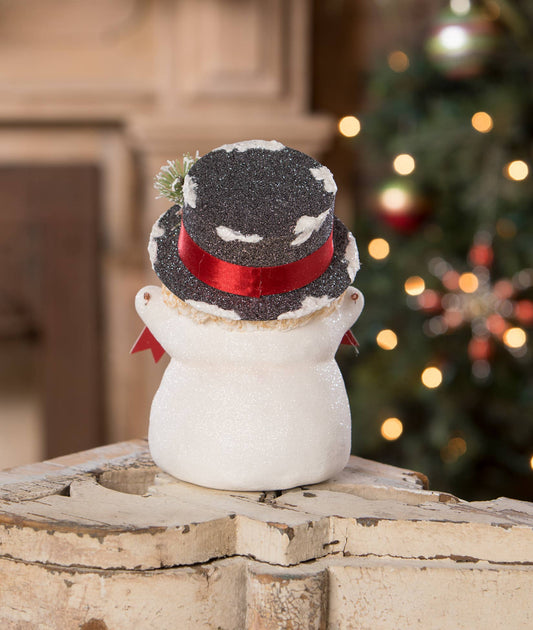 Peace Snowman with Top Hat by Bethany Lowe Quirks!