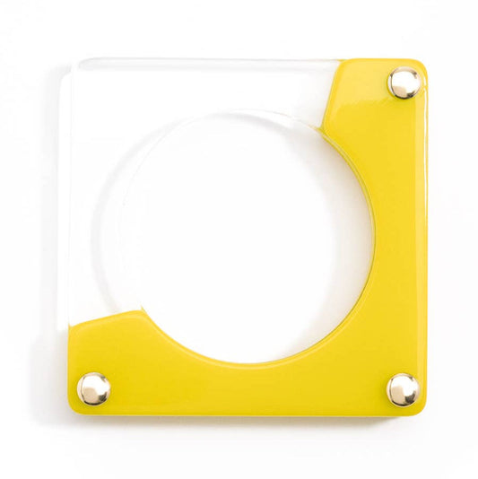 Resin Square Bangle - YELLOW Quirks!