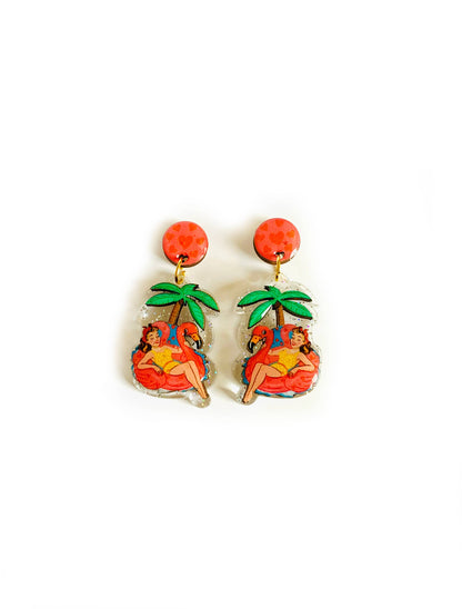 Frankie Tropicana Earrings by Rosie Rose Parker
