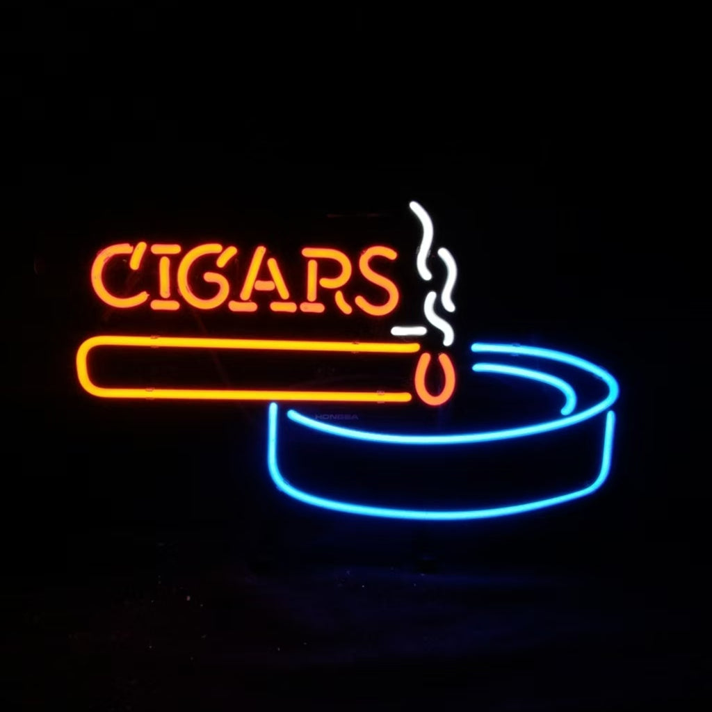 Fire Cigars Ashtray Neon Signs Neon Signs Land