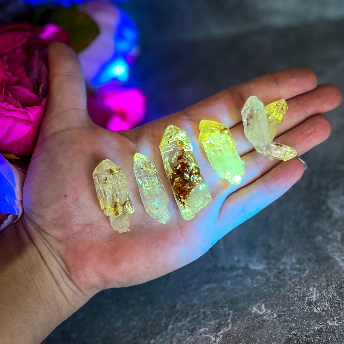 Firefly Petroleum Quartz Specimens from Madagascar