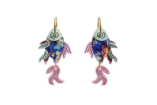 Fish Earrings by Laliblue Quirks!