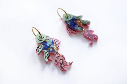 Fish Earrings by Laliblue Quirks!