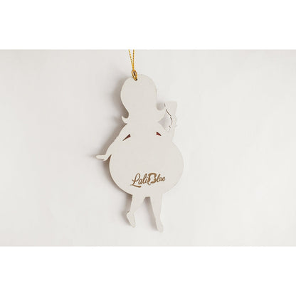 Floral Christmas Tree Ornament by Laliblue
