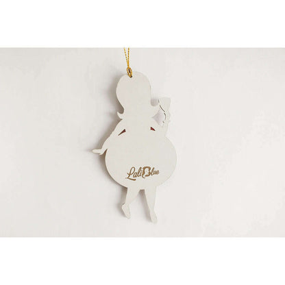 Floral Christmas Tree Ornament by Laliblue