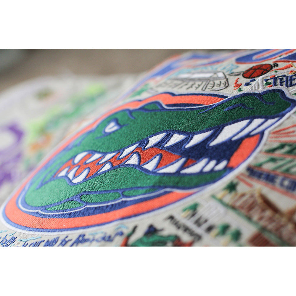Florida, University of Collegiate Hand-Embroidered Pillow Quirks!