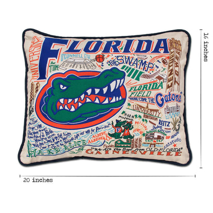 Florida, University of Collegiate Hand-Embroidered Pillow Quirks!