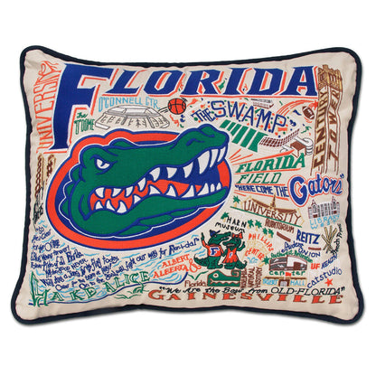 Florida, University of Collegiate Hand-Embroidered Pillow Quirks!