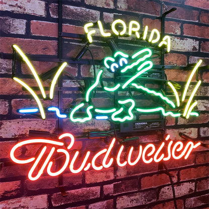 Florida Gator Budweiser Neon Signs Light Neon Signs Land