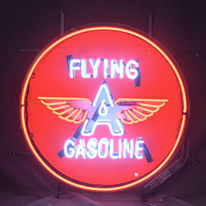 Flying Gasoline Wings Neon Sign Light Neon Signs Land