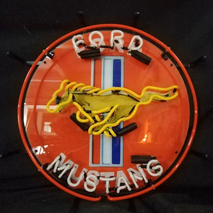 Ford Mustang Car Logo Neon Signs Neon Signs Land