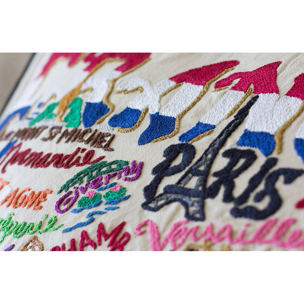 France Hand-Embroidered Pillow Quirks!