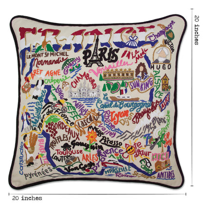 France Hand-Embroidered Pillow Quirks!