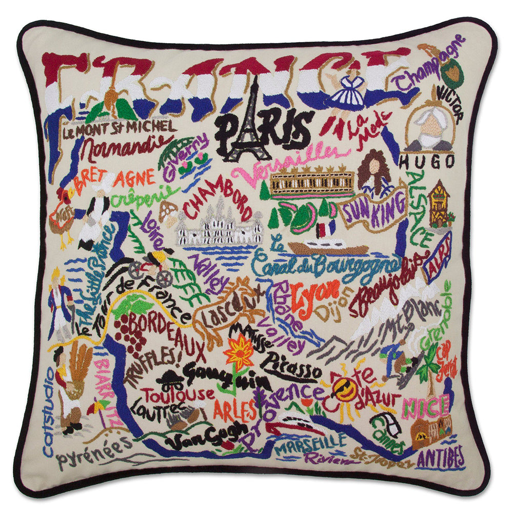 France Hand-Embroidered Pillow Quirks!