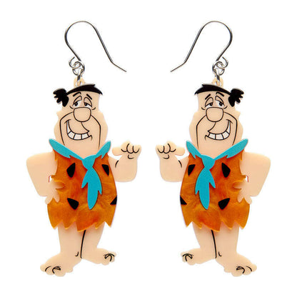Fred Flintstone Drop Earrings by Erstwilder