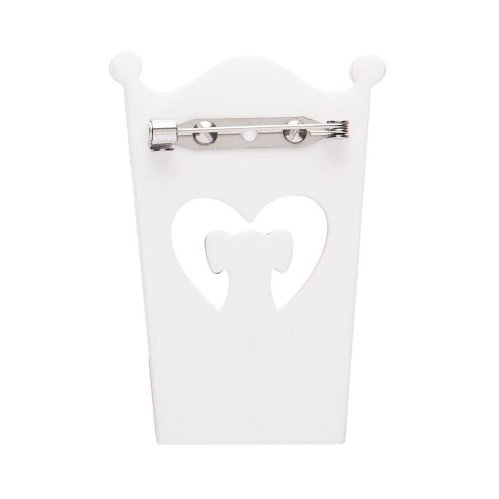 Free Kisses Brooch by Erstwilder Quirks!