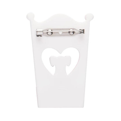 Free Kisses Brooch by Erstwilder Quirks!