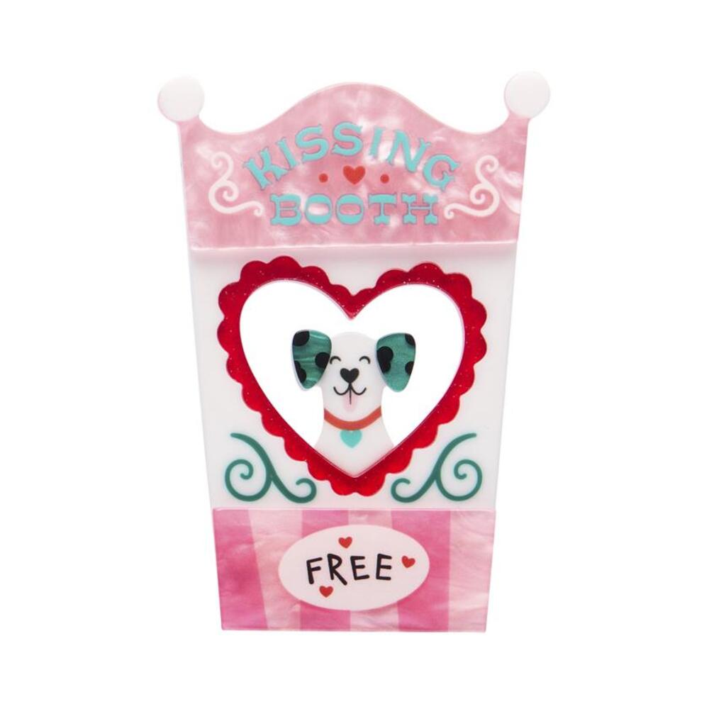 Free Kisses Brooch by Erstwilder Quirks!