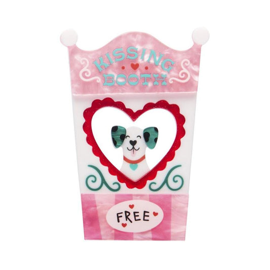 Free Kisses Brooch by Erstwilder Quirks!