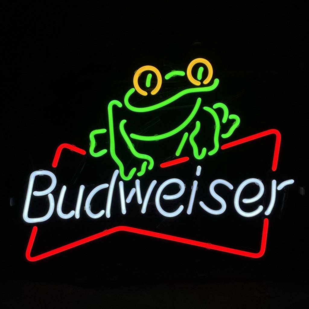 Frog Budweiser Beer Neon Sign Light Neon Signs Land