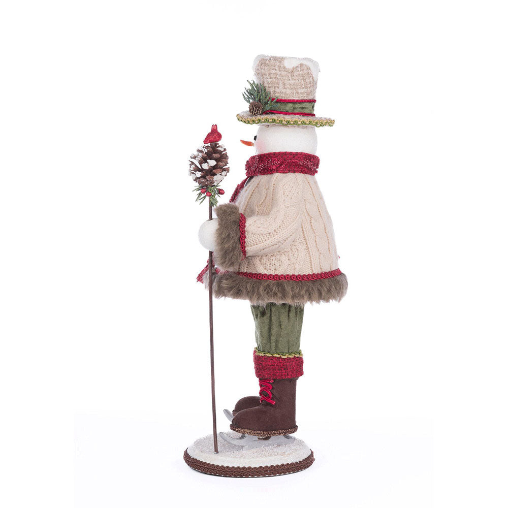 Frosty Snowfield Snowman Tabletop by Katherine's Collection Quirks!