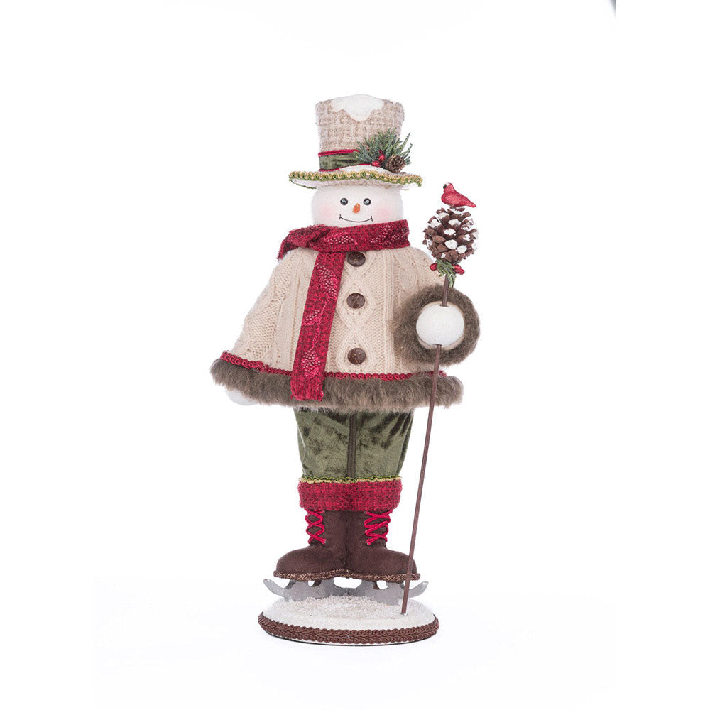 Frosty Snowfield Snowman Tabletop by Katherine's Collection Quirks!