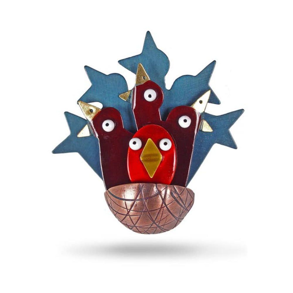 Full House Brooch by Chickenscratch Quirks!