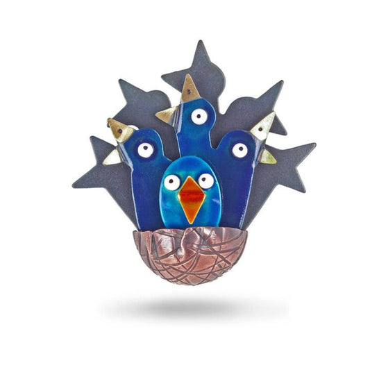 Full House Brooch by Chickenscratch Quirks!