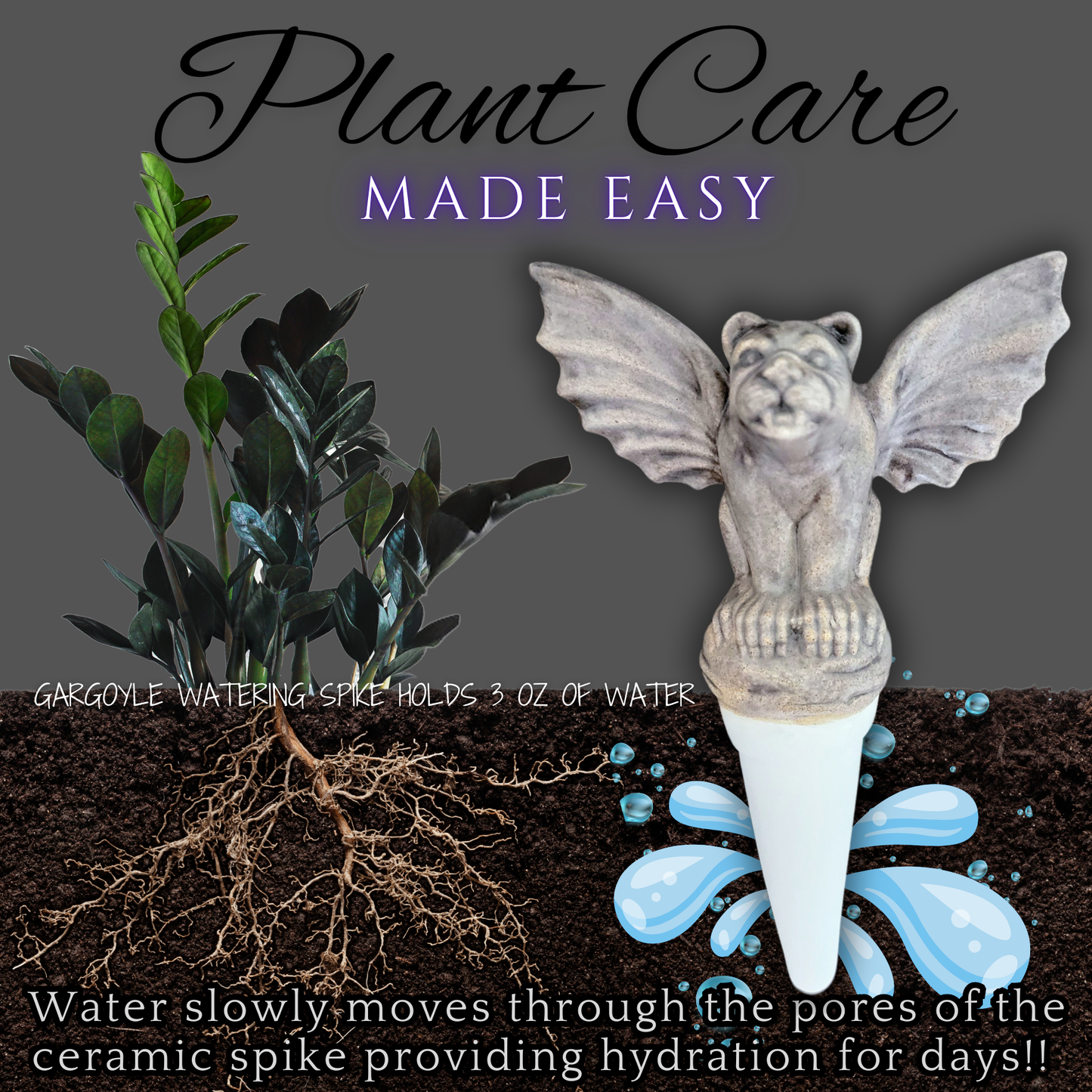 Gargoyle Watering Spike Mountain Mudworks