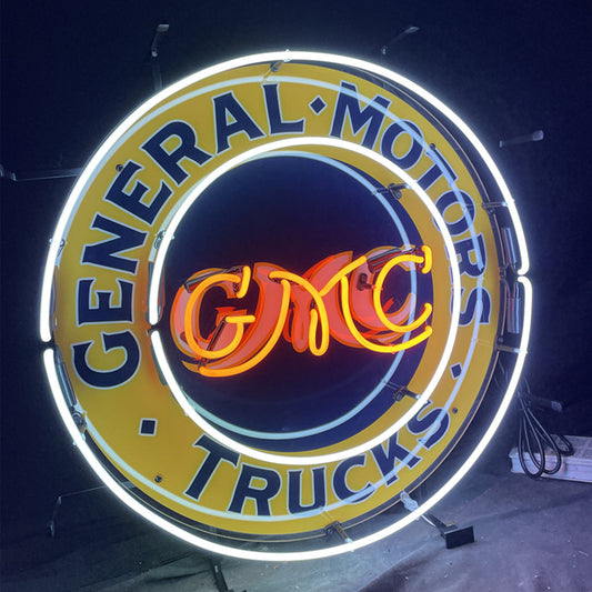General Motors Trucks GMC Neon Sign Light Neon Signs Land