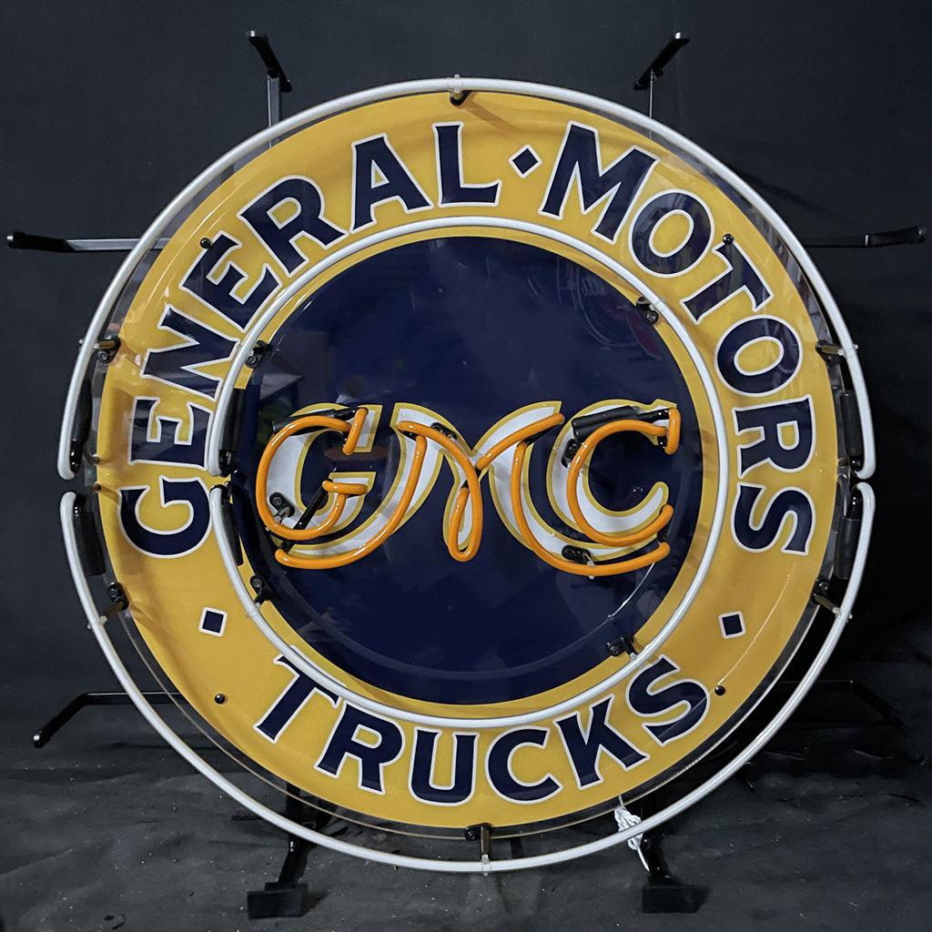 General Motors Trucks GMC Neon Sign Light Neon Signs Land