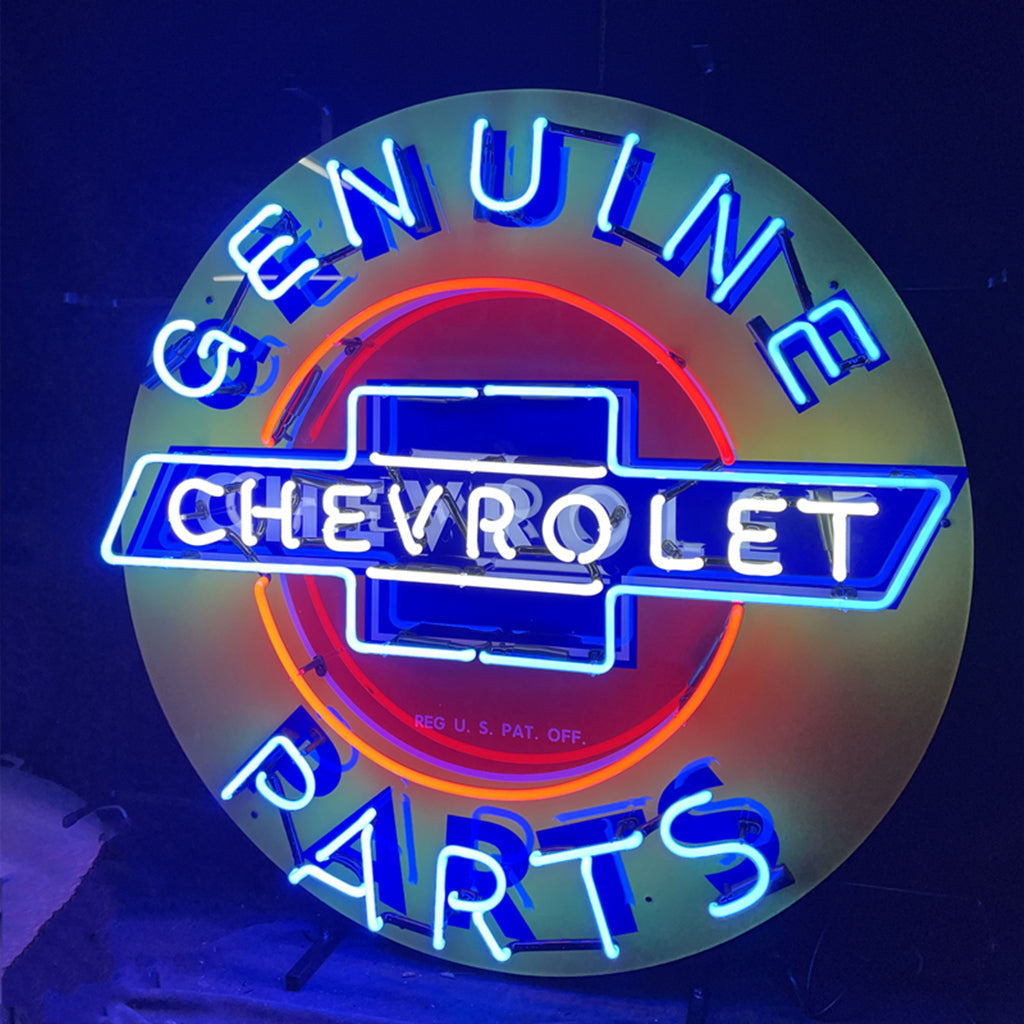 Genuine Chevrolet Parts Neon Signs Neon Signs Land