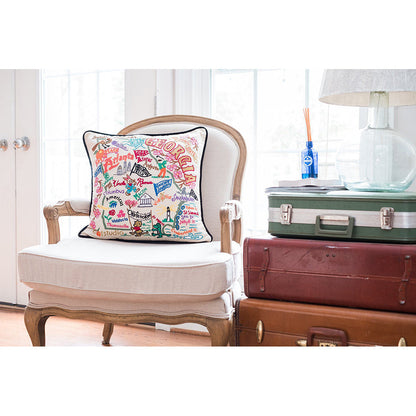 Georgia Hand-Embroidered Pillow Quirks!
