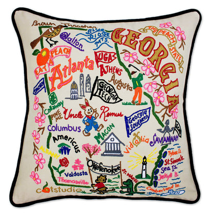 Georgia Hand-Embroidered Pillow Quirks!