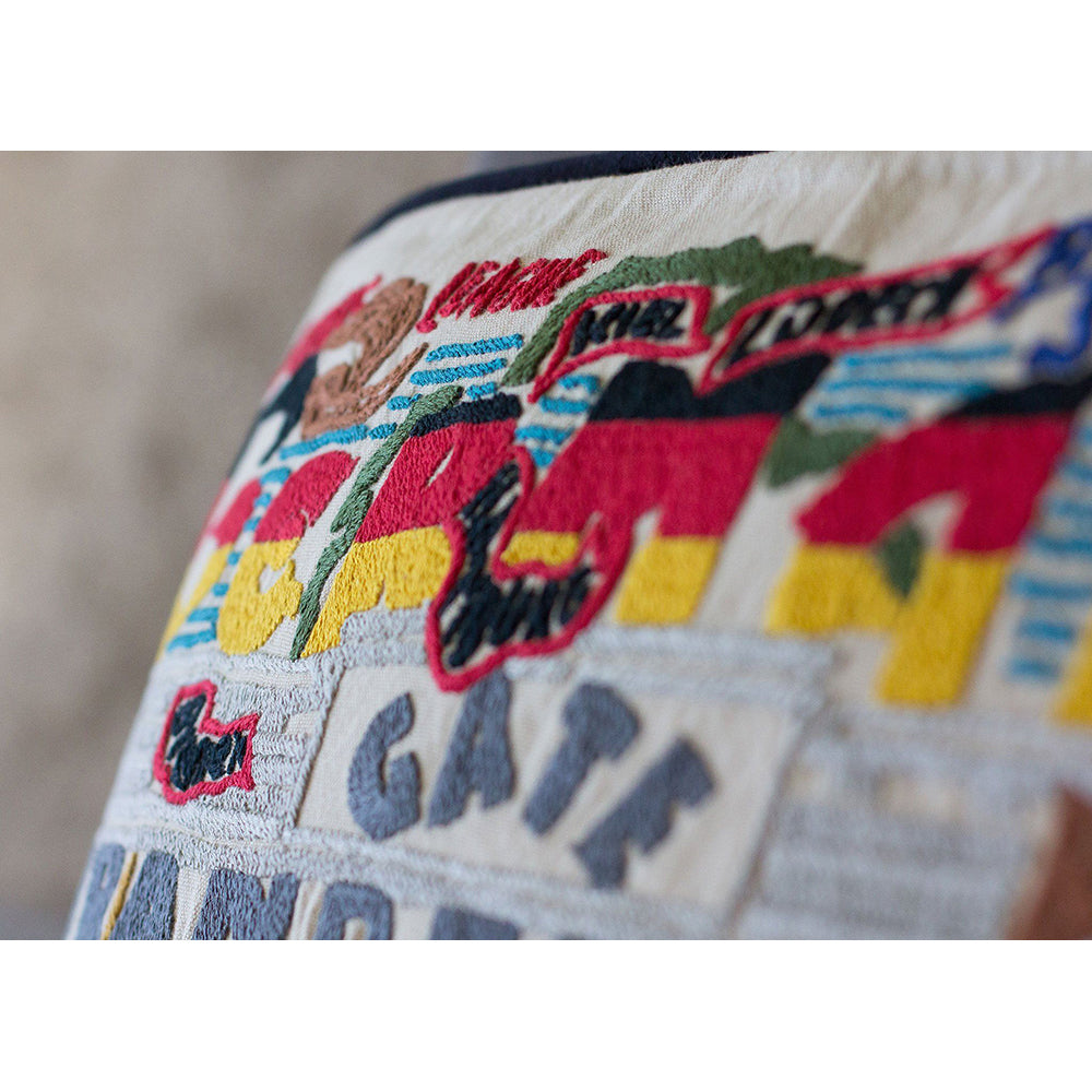 Germany Hand-Embroidered Pillow Quirks!