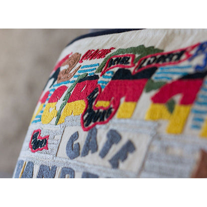 Germany Hand-Embroidered Pillow Quirks!