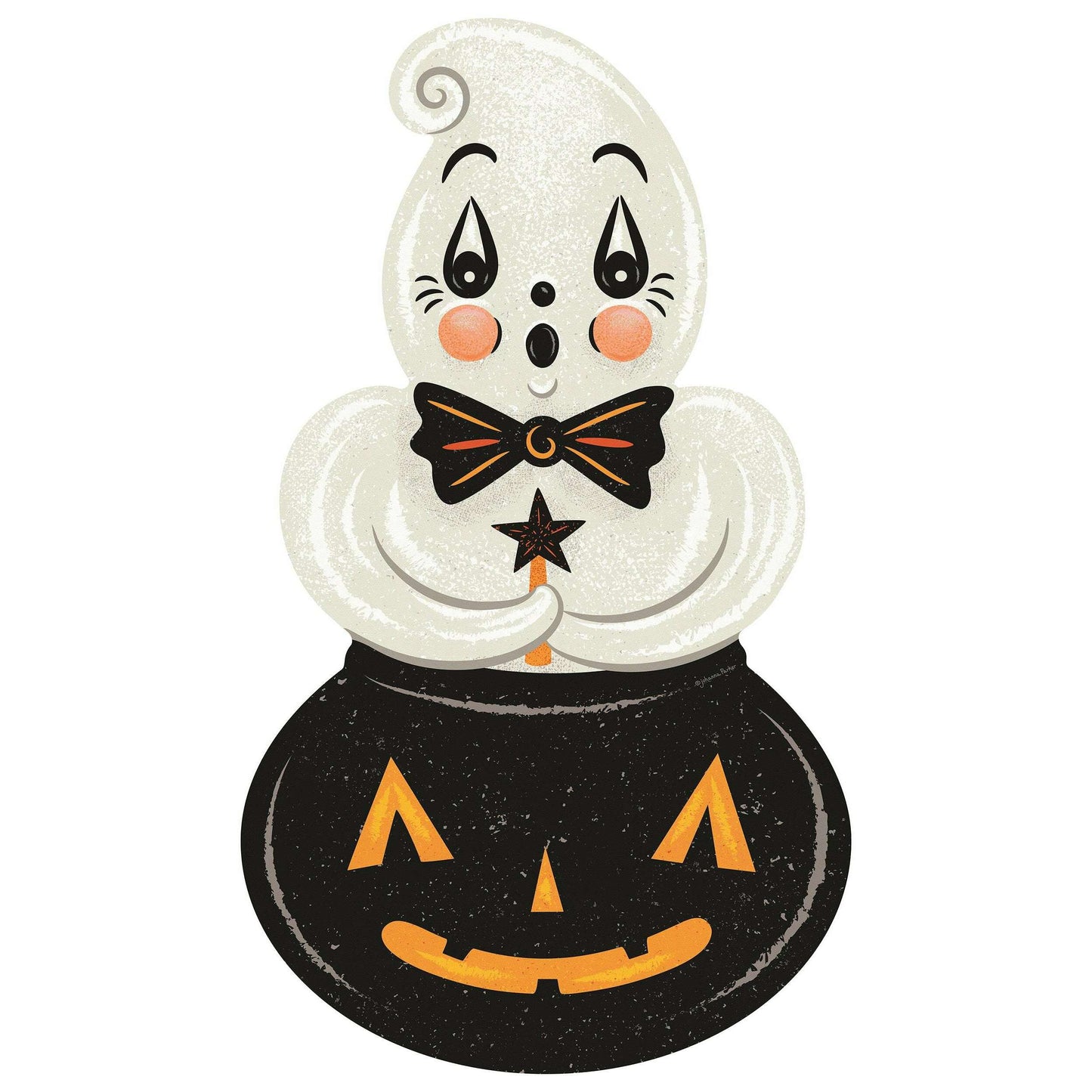 Ghostie in Caudron Die Cut Vinyl Halloween Floor Decor by Johanna Parker -102"