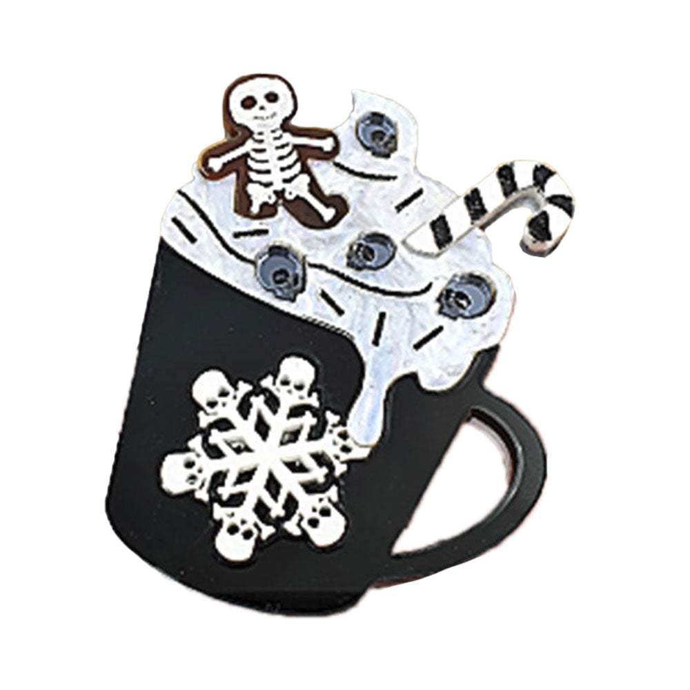 Gingerdead Latte Brooch by Cherryloco Quirks!