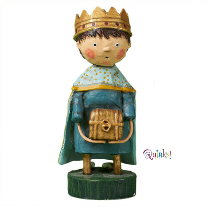 Giver of Gold Wise Man - Lori Mitchell Nativity Figurine Quirks!