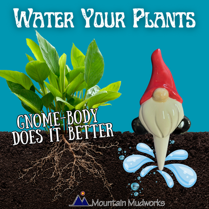 Short Gnome Watering Spike Mountain Mudworks