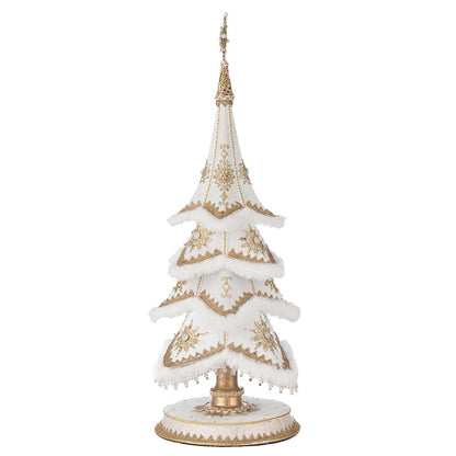 Golden Bells of Brilliance Tabletop Tree by Katherine's Collection Quirks!