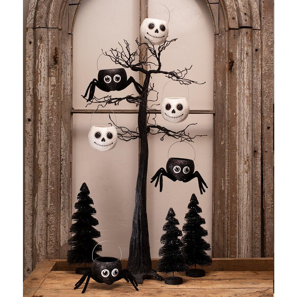 Googlie Eyed Spider Bucket by Bethany Lowe Designs - LAST CHANCE!! Quirks!