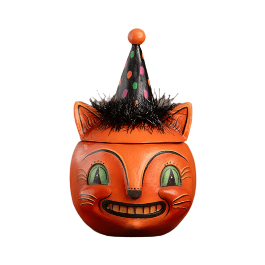Green Eyed Copper Cat by Johanna Parker for Bethany Lowe Designs