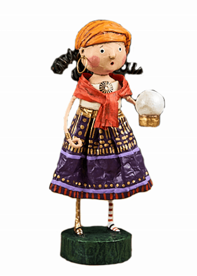 Gypsy Rose Halloween Figurine by Lori Mitchell