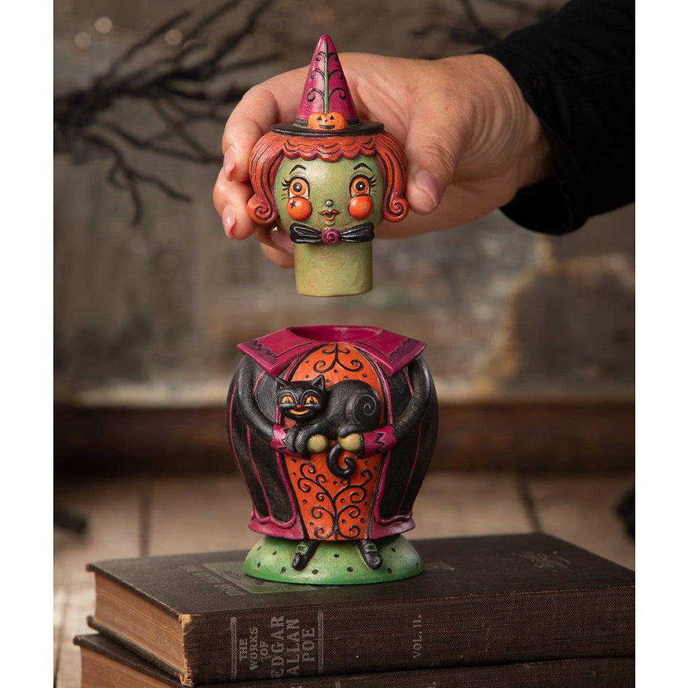 Hagatha and Jack Spooks Jar by Johanna Parker for Bethany Lowe Designs Quirks!