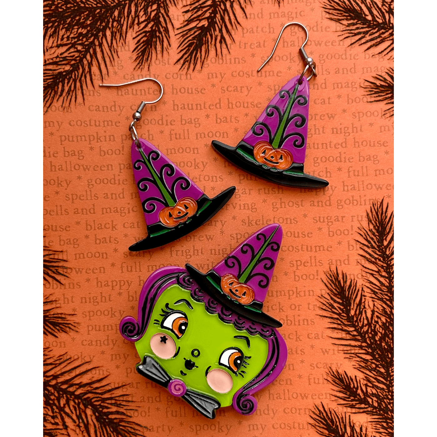 Hagatha Witch Brooch by Johanna Parker x Lipstick & Chrome