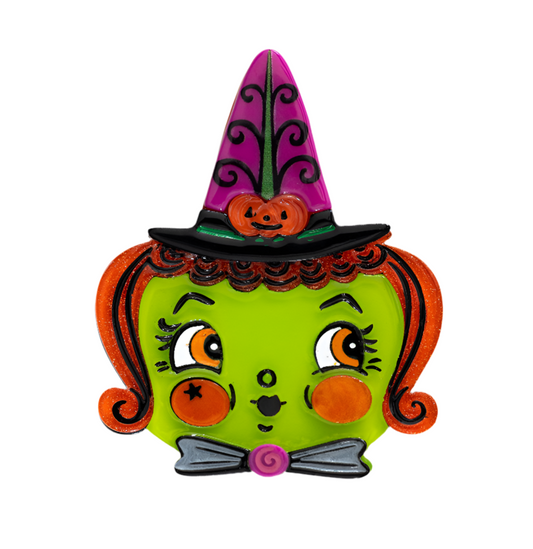Hagatha Witch Brooch by Johanna Parker x Lipstick & Chrome Quirks!