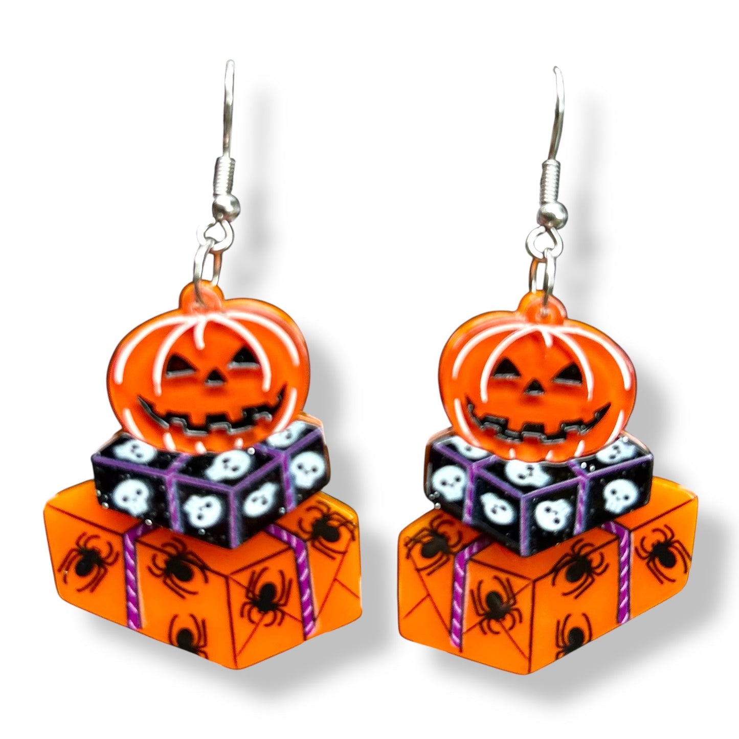 Halloween Happy Mail Earrings by 50's Vintage Dame x Lipstick & Chrome Quirks!