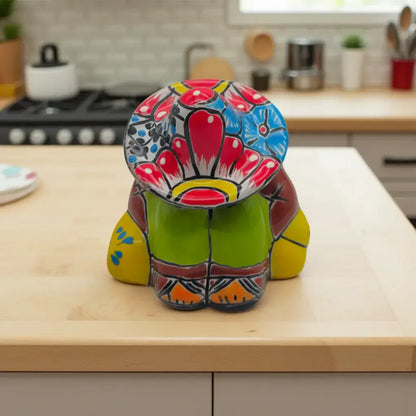 Talavera Panchito Figurine | Handcrafted Mexican Pottery