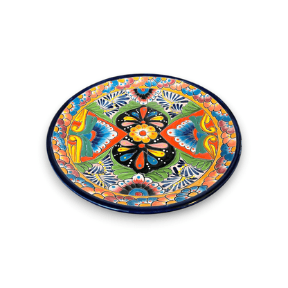 Colorful Talavera Dinnerware Set | 24-Piece Plate Set for 8